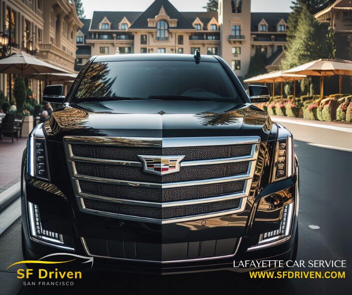 SFO to Lafayette car service luxury black SUV by SFDRIVEN