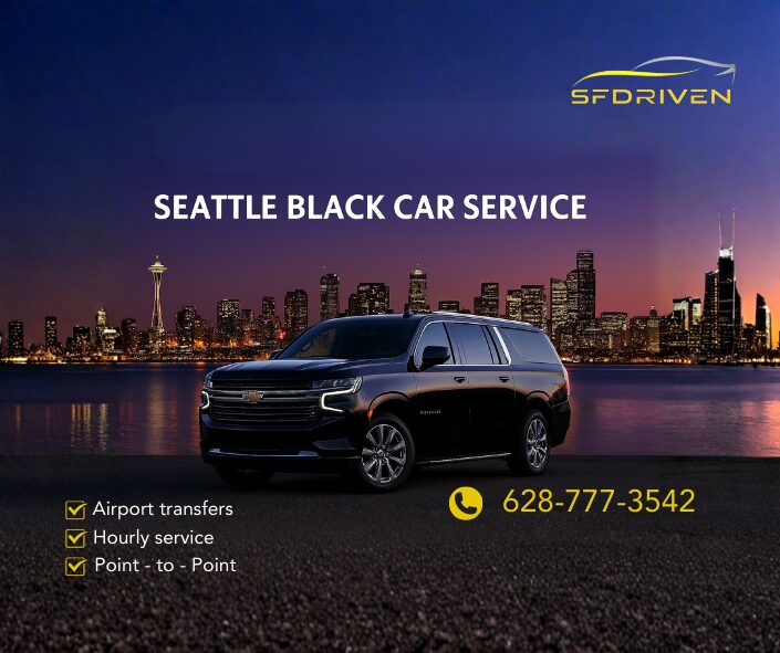 Luxury black SUV service in Seattle