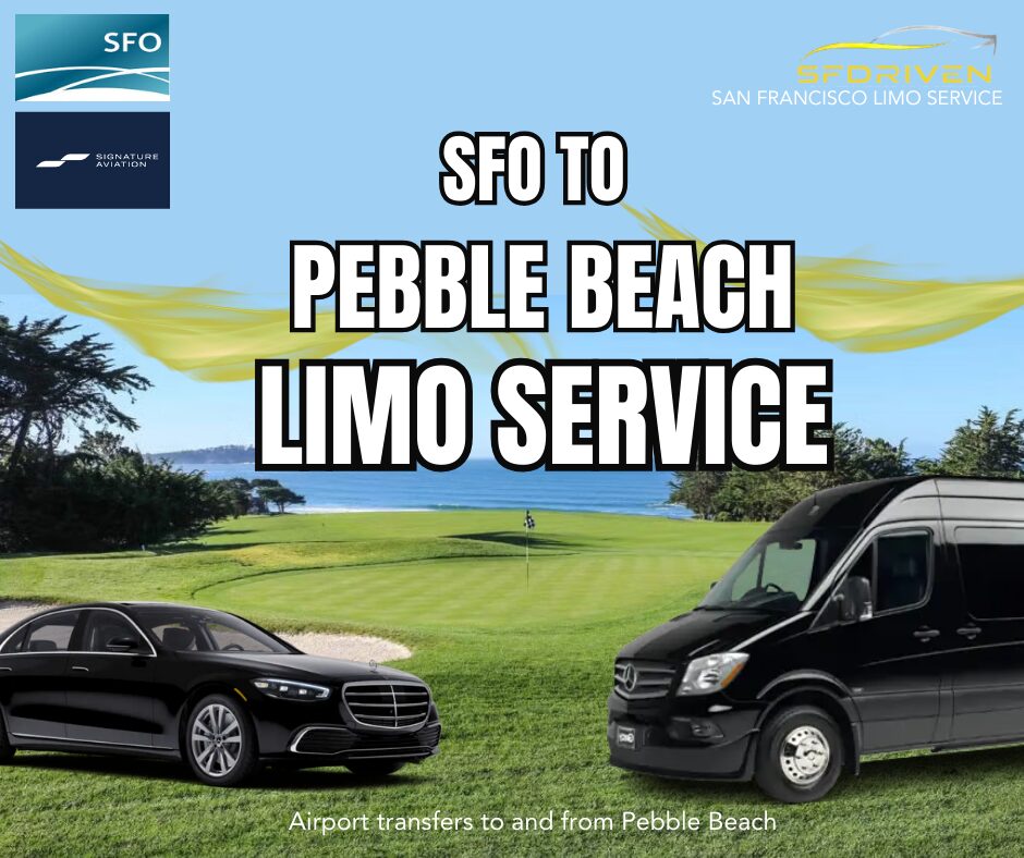 SFO to Pebble Beach limo service with luxury SUV and private chauffeur