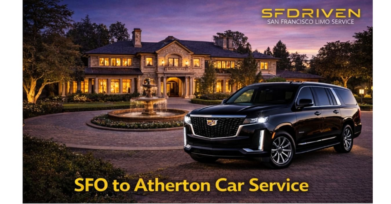 SFO to Atherton Car Service – SFDRIVEN Luxury Transportation Luxury SUV chauffeur service from SFO to Atherton by SFDRIVEN